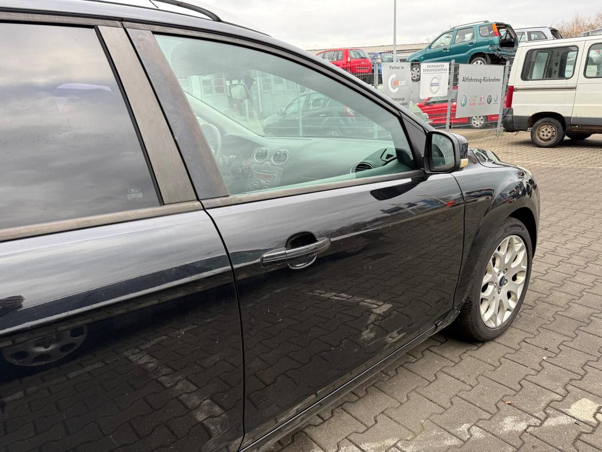 Ford Focus 2 DA3 original Tür vorn rechts Panther Schwarz Rohbau BJ09